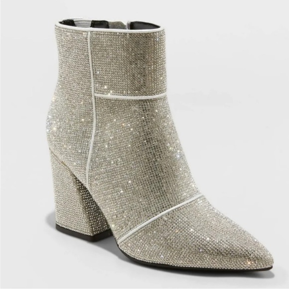 Target Shoes - 9.5 Rhinestone Booties